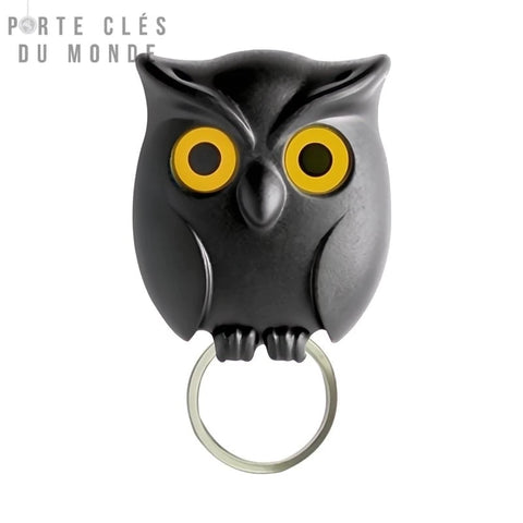 porte clé mural hibou aimanté