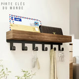 porte clé mural lettre