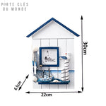 porte clés marin mural