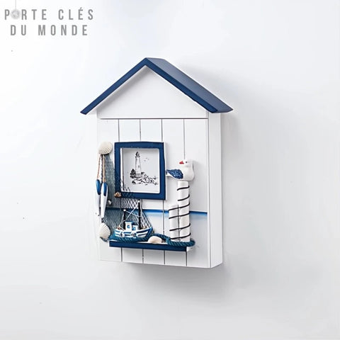 porte clés mural marin
