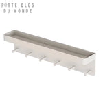 porte clé mural moderne blanc