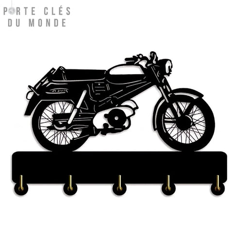 porte clé mural moto
