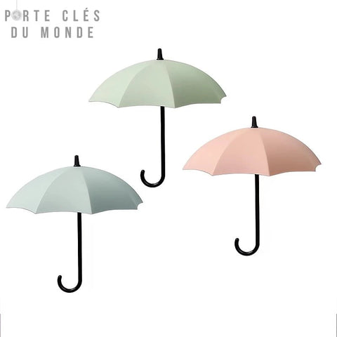porte clé mural parapluie coloré