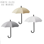 porte clé mural parapluie couleur pastel