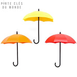 porte clés mural parapluie coloré