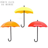 porte clés mural parapluie coloré
