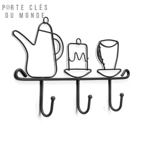 porte clé mural thé