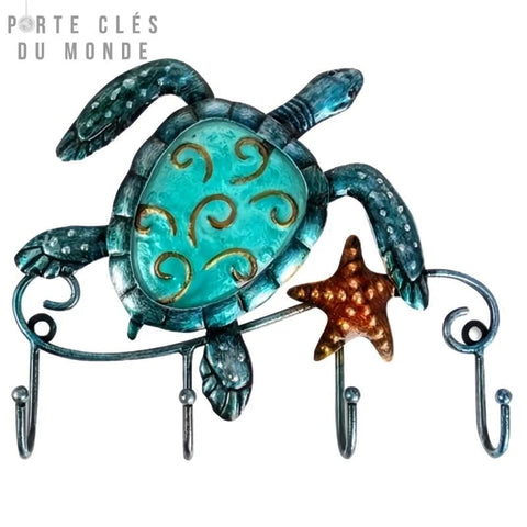 porte clé mural tortue
