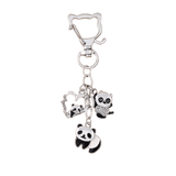 Porte clé panda coeur