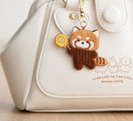 Porte clef panda roux