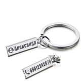 Porte-clefs Personnalisé Gravure