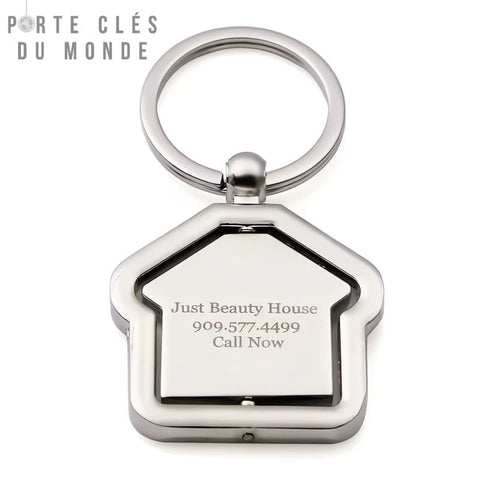 porte clé personnalisé maison