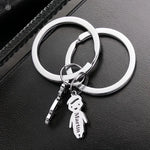 Porte clé pour couple girl and boy personnalisable 