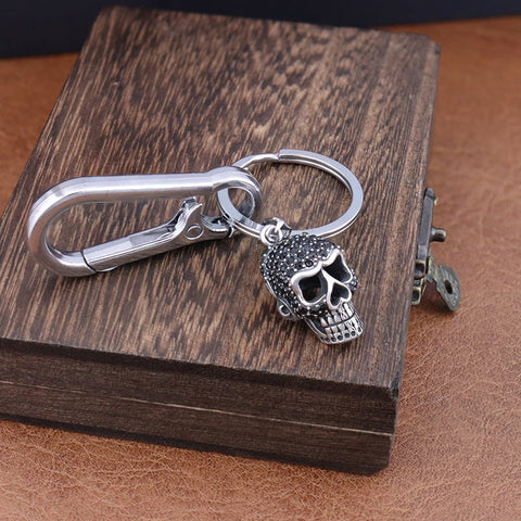 Porte cle tête de mort