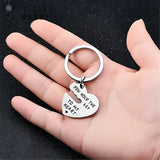 porte-clés couple coeur avec clé 