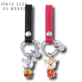 porte-clés couple ourson chinois