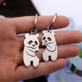 Porte Clé Couple Panda
