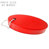 Porte-clés flottant pour bateau rouge en mousse PU robuste