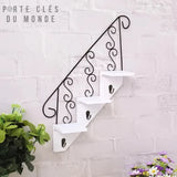 porte-clés mural escalier