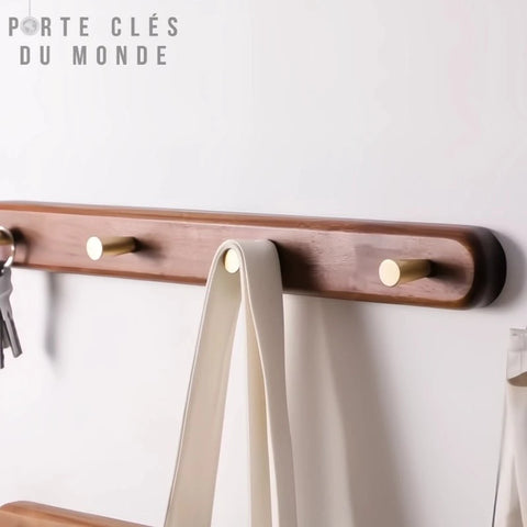 porte clés mural laiton