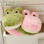 porte clés pour couple en forme de grenouille