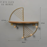 support a clé mural