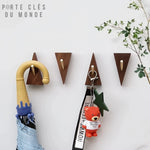 support porte clé mural