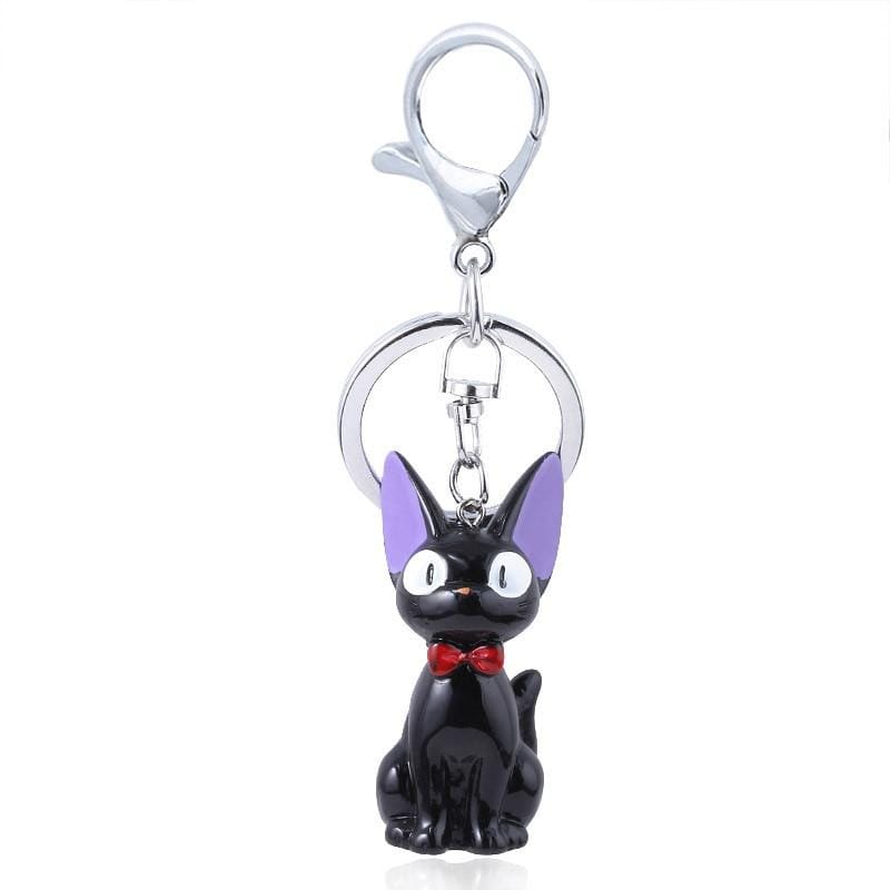 Porte-clés Peluche Chat Noir Mignon - Décoratif, Fourrure Douce, Idéal Cadeau Pour Amoureux Des Chats