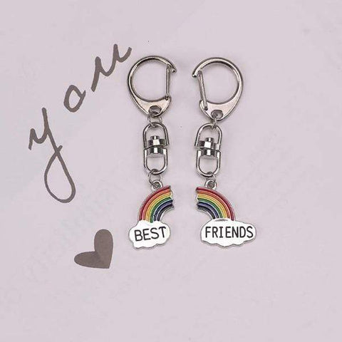 Porte clé couple best friend