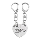 Porte-clé couple cadenas