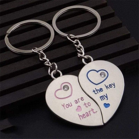 Porte clés Personnalisables Couple - Boussole - Assortis Moi