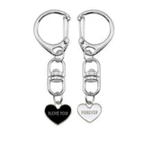Porte clé couple i love you forever