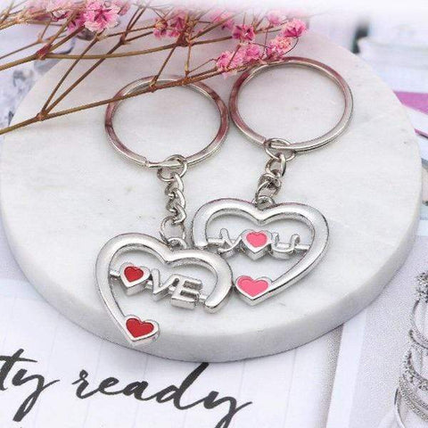 Porte clé couple i love you