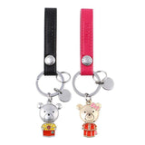 Porte clé couple ourson chinois
