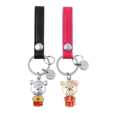 Porte clé couple ourson chinois