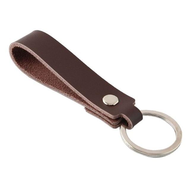 Kit De 20 Porte-clés En Cuir PU Blanc Avec Anneaux Noirs - Marque Uxcell, Neuf