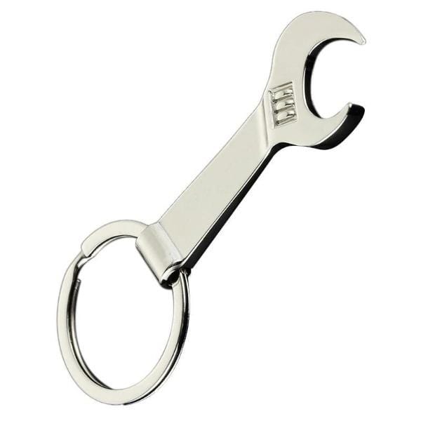 Lot De 3 Mini Décapsuleurs Porte-clés En Forme De Clé à Molette - Métal Argenté - Cadeau Pratique Homme/Femme - 9