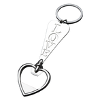 Porte clé décapsuleur en forme de coeur
