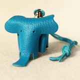 Porte clef éléphant bleu