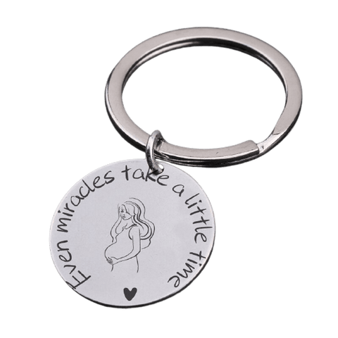 Porte-clé femme enceinte