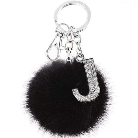 Porte cle femme pompon