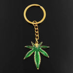 Porte clé feuille de cannabis