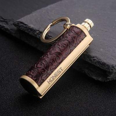 Porte-clé homme allume feu