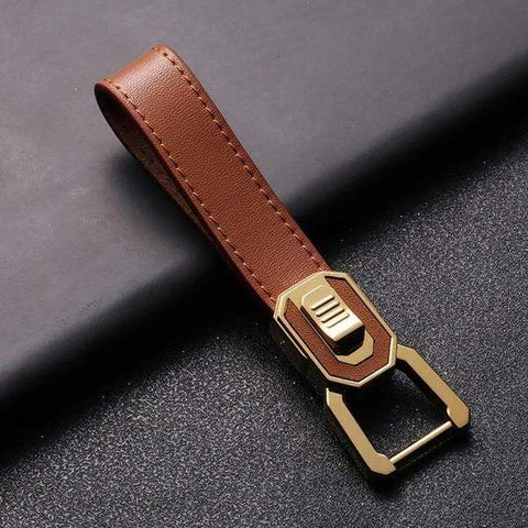 Porte clé homme en cuir