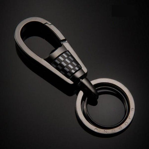 Porte-clé homme mousqueton luxueux