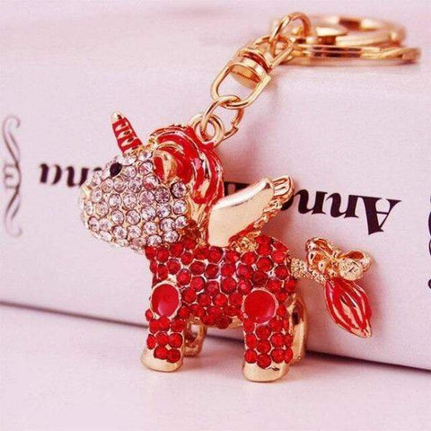 porte cle licorne brillante