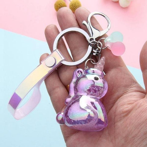 Porte clé licorne