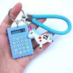 porte-clef licorne calculatrice