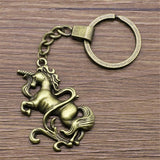 porte-clé-licorne-enchantée-bronze