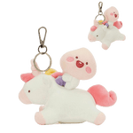 Porte clé licorne peluche